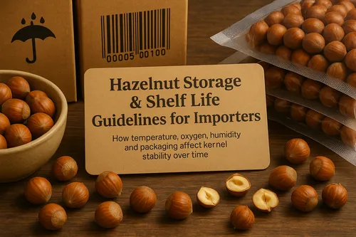 Hazelnut storage and shelf life best practices